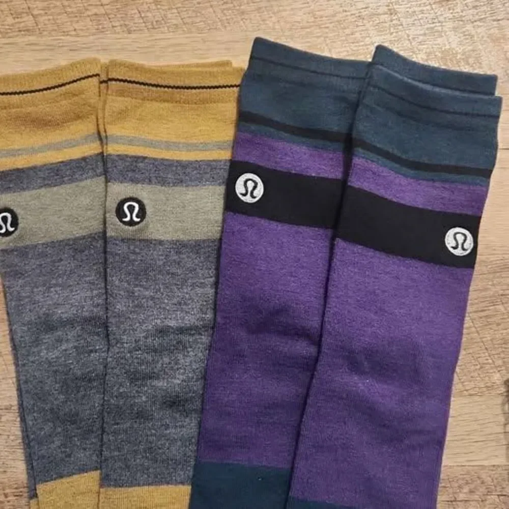 Lululemon Unisex Dress Socks NWOT Med
